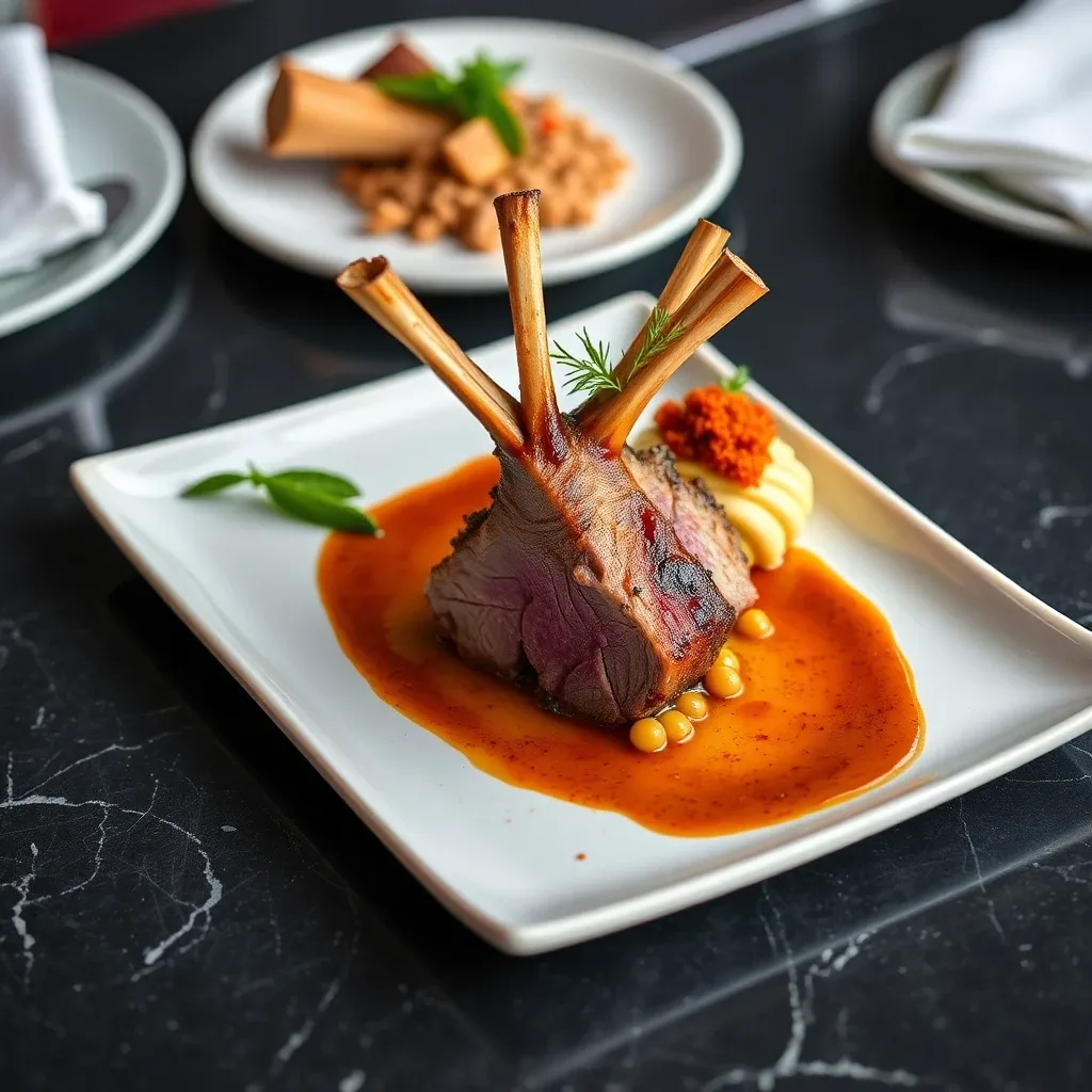 Roasted Rack of Lamb